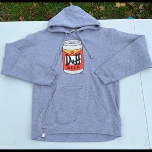 Simpsons Duff Beer Hoodie w/ bottle opener and cozy